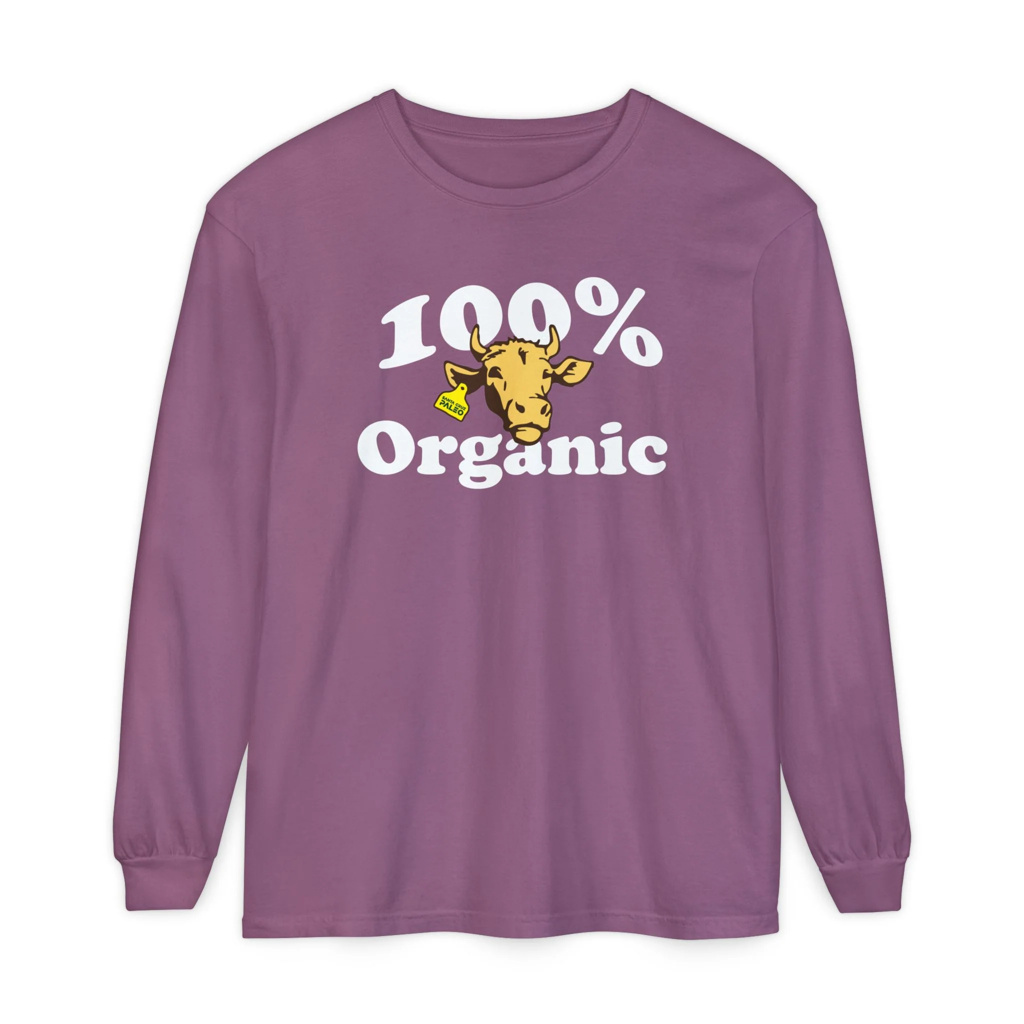 100% Santa Cruz Paleo. Cotton Long Sleeve baggy vibes t-shirt - Image 4
