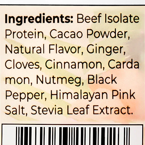 Santa Cruz Paleo Grass-Fed Grass-Finished Beef Isolate Protein Bag | Zero Artificial Additives | All-Natural | Chocolate | Horchata | Au Naturale | Flavors - Image 7