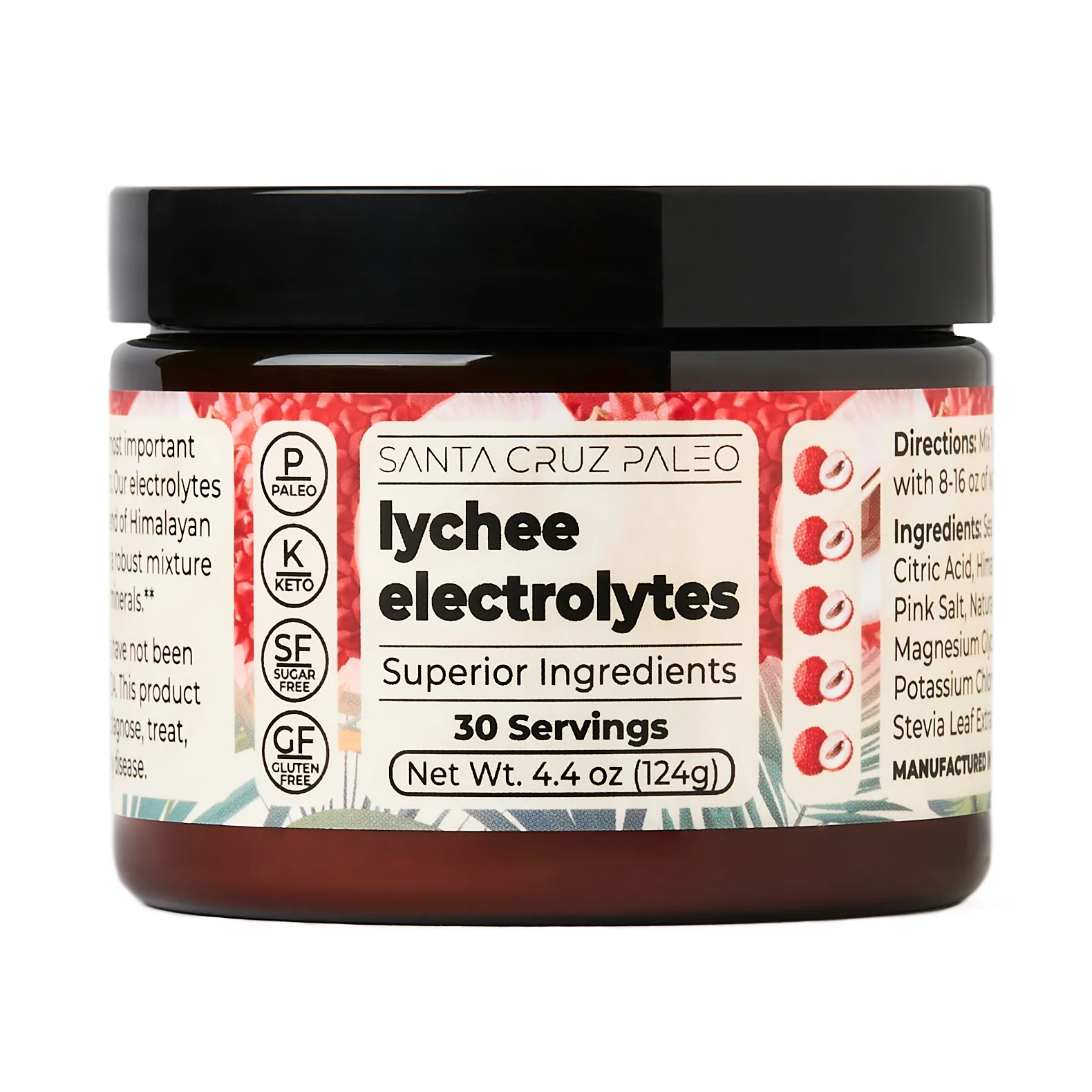 Santa Cruz Paleo Electrolyte Tub | All-Natural | Sodium Potassium Magnesium | Flavors | Hydration - Image 12