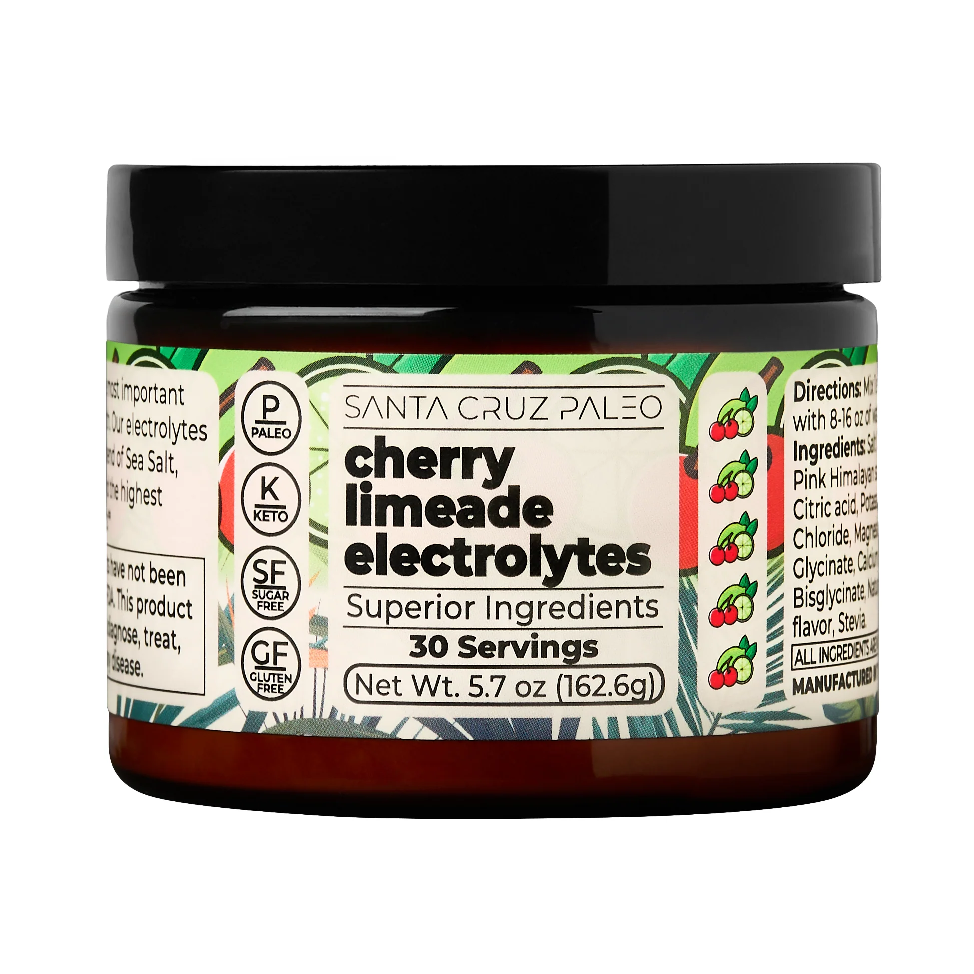 Santa Cruz Paleo Electrolyte Tub | All-Natural | Sodium Potassium Magnesium | Flavors | Hydration - Image 19
