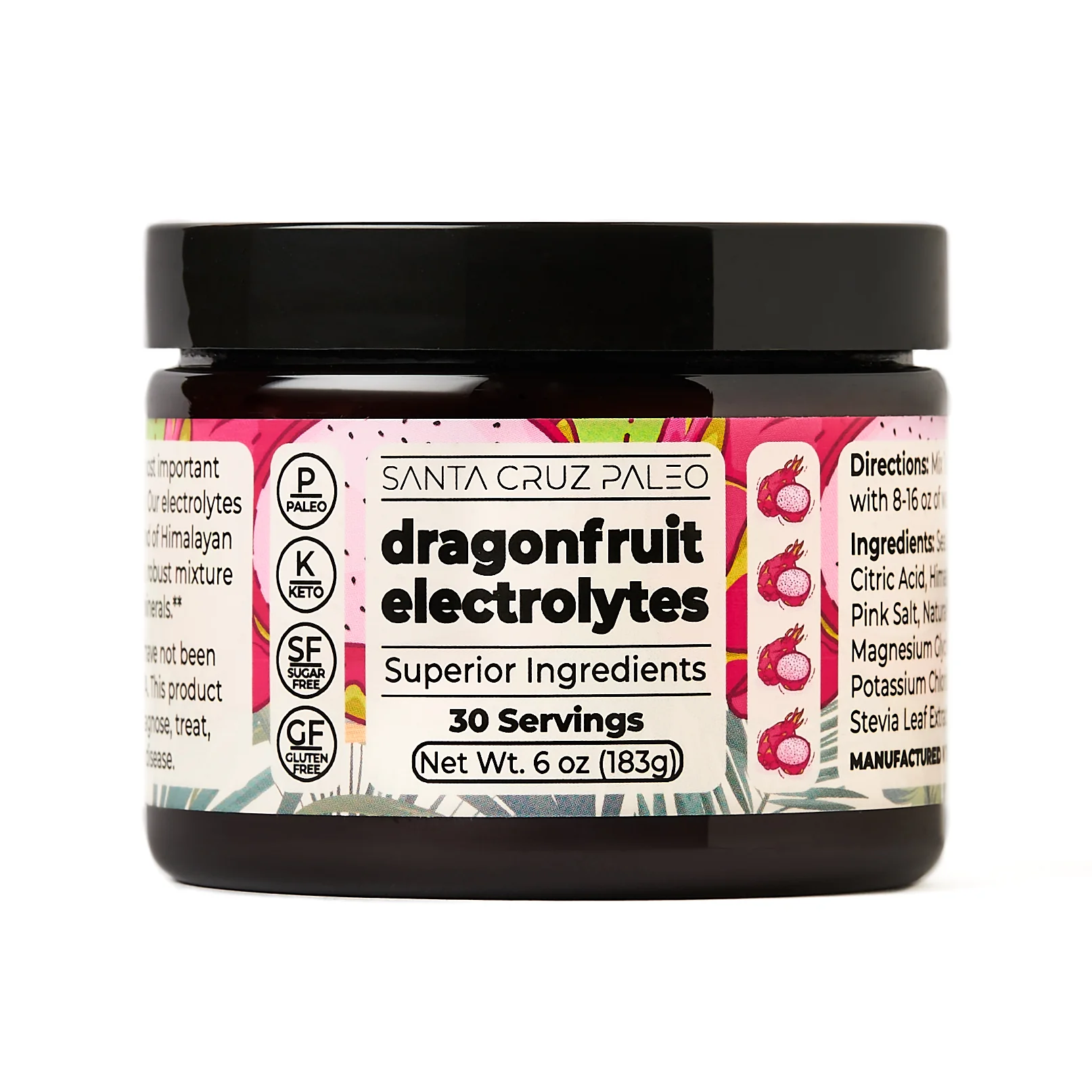 Santa Cruz Paleo Electrolyte Tub | All-Natural | Sodium Potassium Magnesium | Flavors | Hydration - Image 7