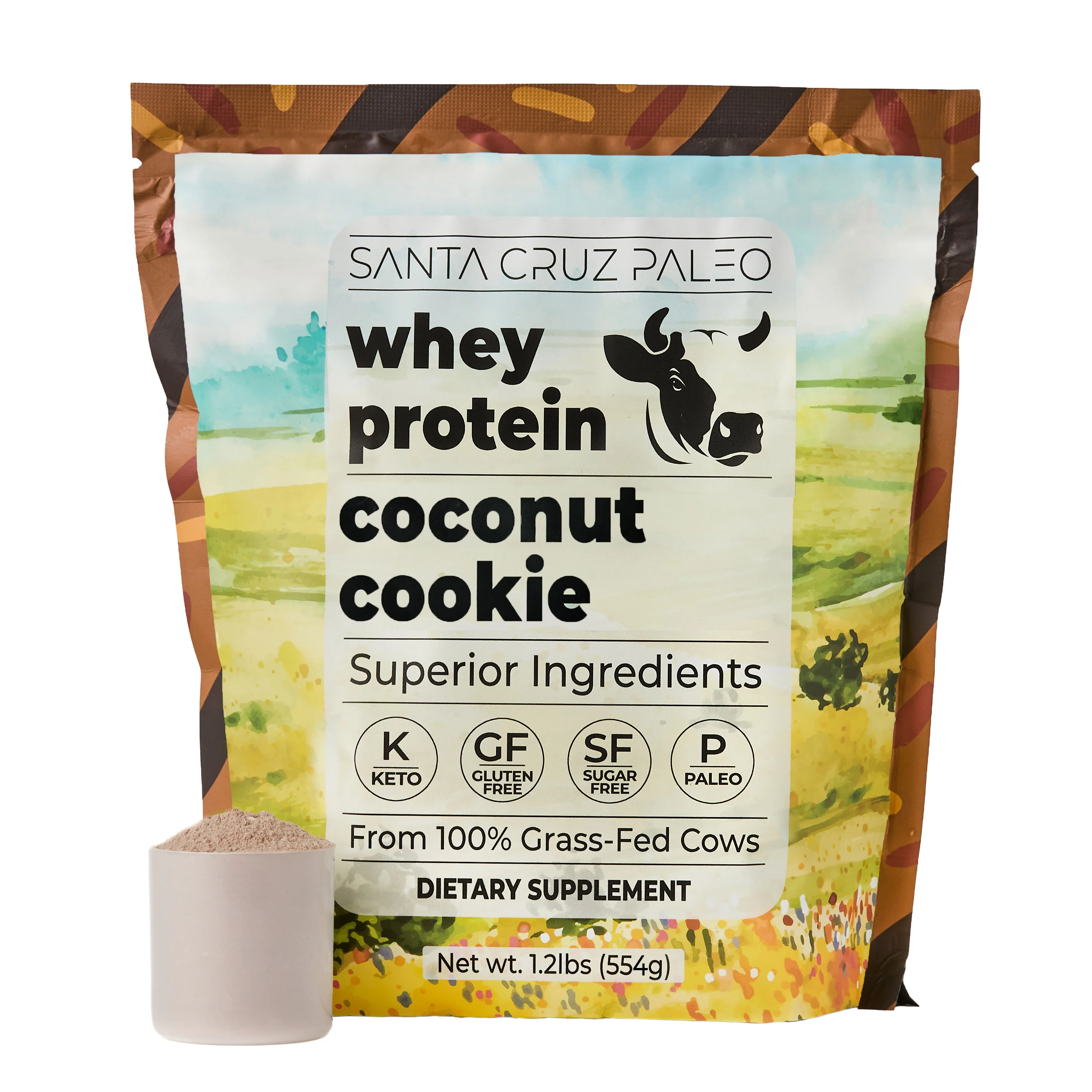 Santa Cruz Paleo Grass-Fed Whey Protein Bag | All-Natural | Zero Artificial Additives | Amino Acids - Image 10